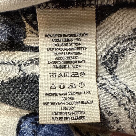 Free People Small Drift Away Tunic Dress Black White Abstract Cold Shoulder Boho - Picture 6 of 7